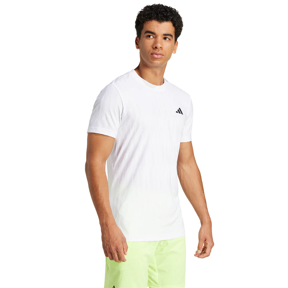 adidas Men's Freelift Tee - White - Image 4