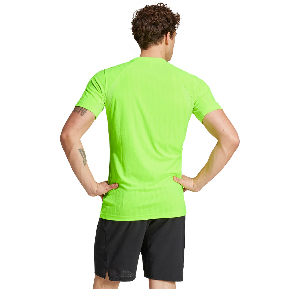 adidas Men's Freelift Tee - Lucid Lemon - Image 4