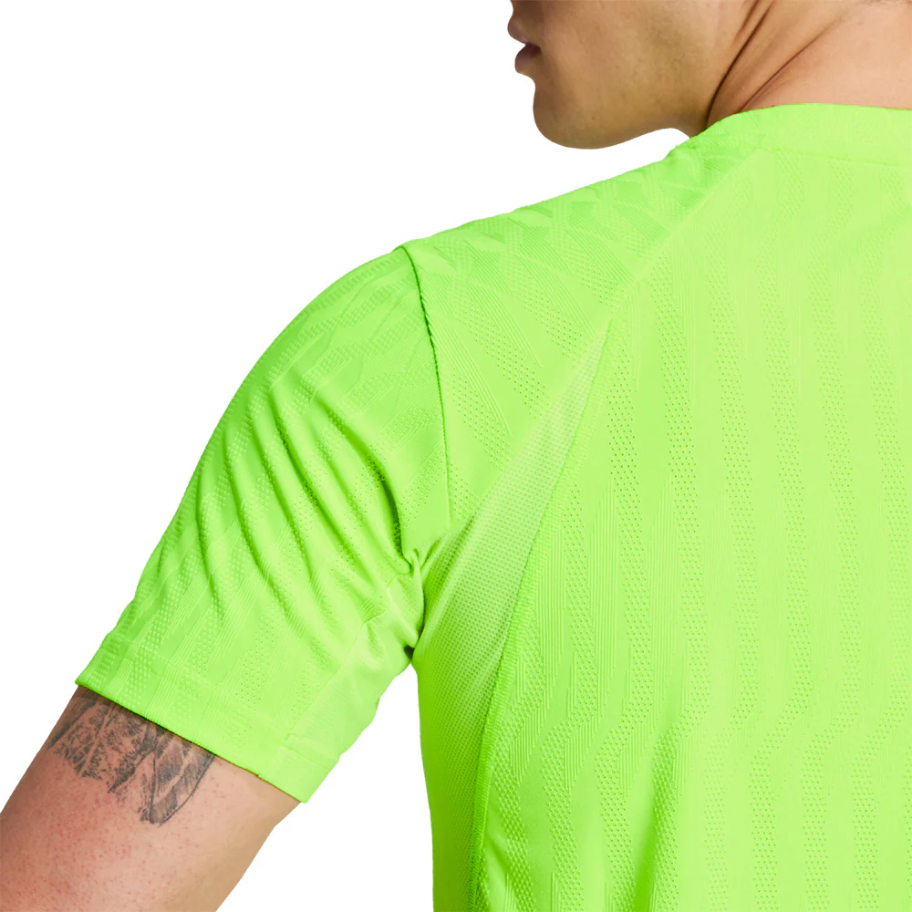 adidas Men's Freelift Tee - Lucid Lemon - Image 5