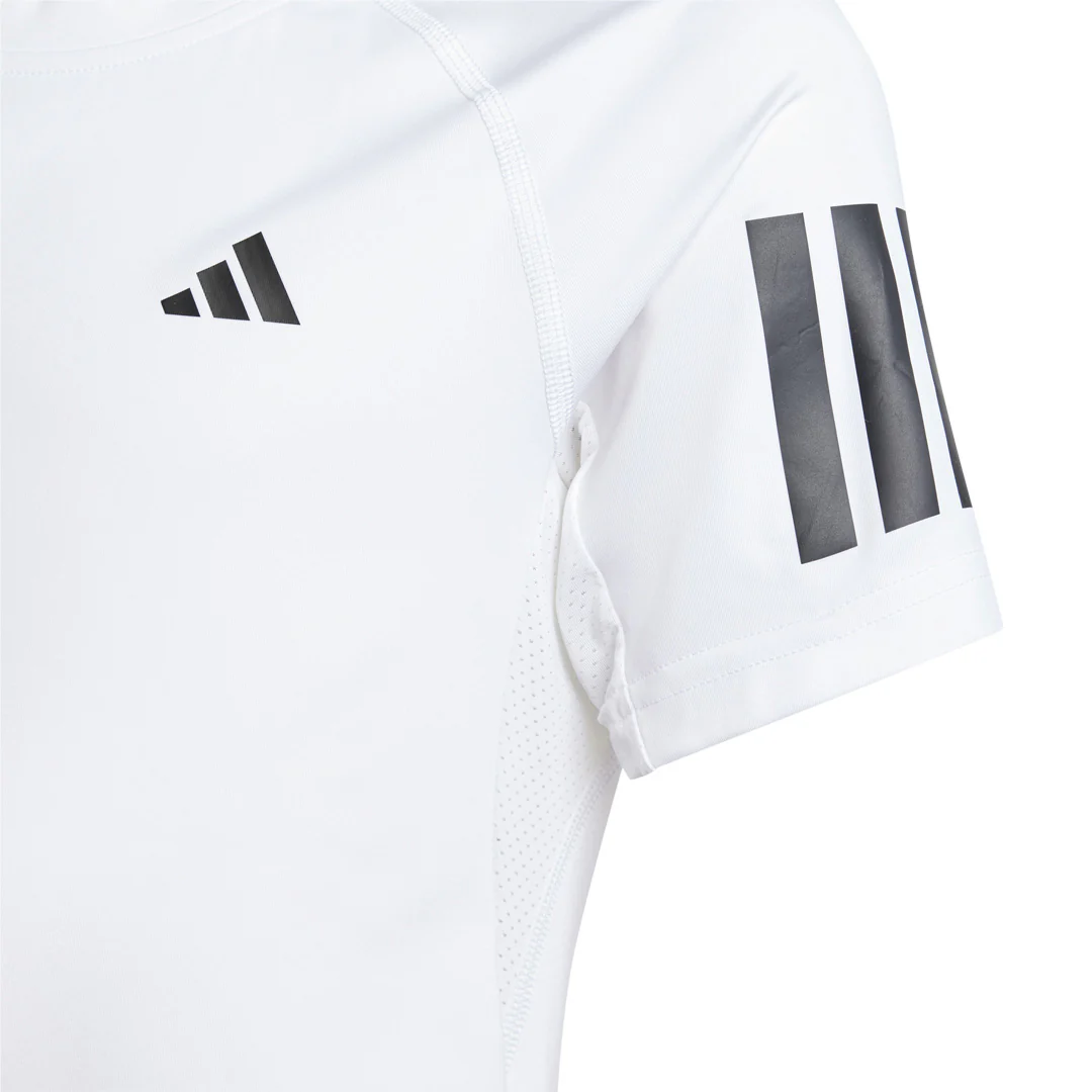 adidas Girls Club Tee - White - Image 3