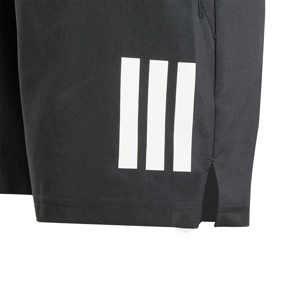 adidas Boys Club 3 Stripe Short - Black - Image 3