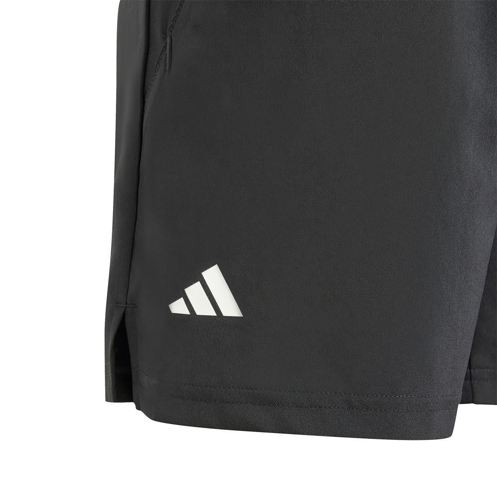adidas Boys Club 3 Stripe Short - Black - Image 5