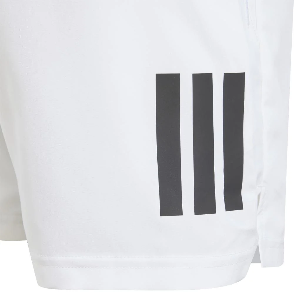 adidas Boys Club 3 Stripe Short - White - Image 5