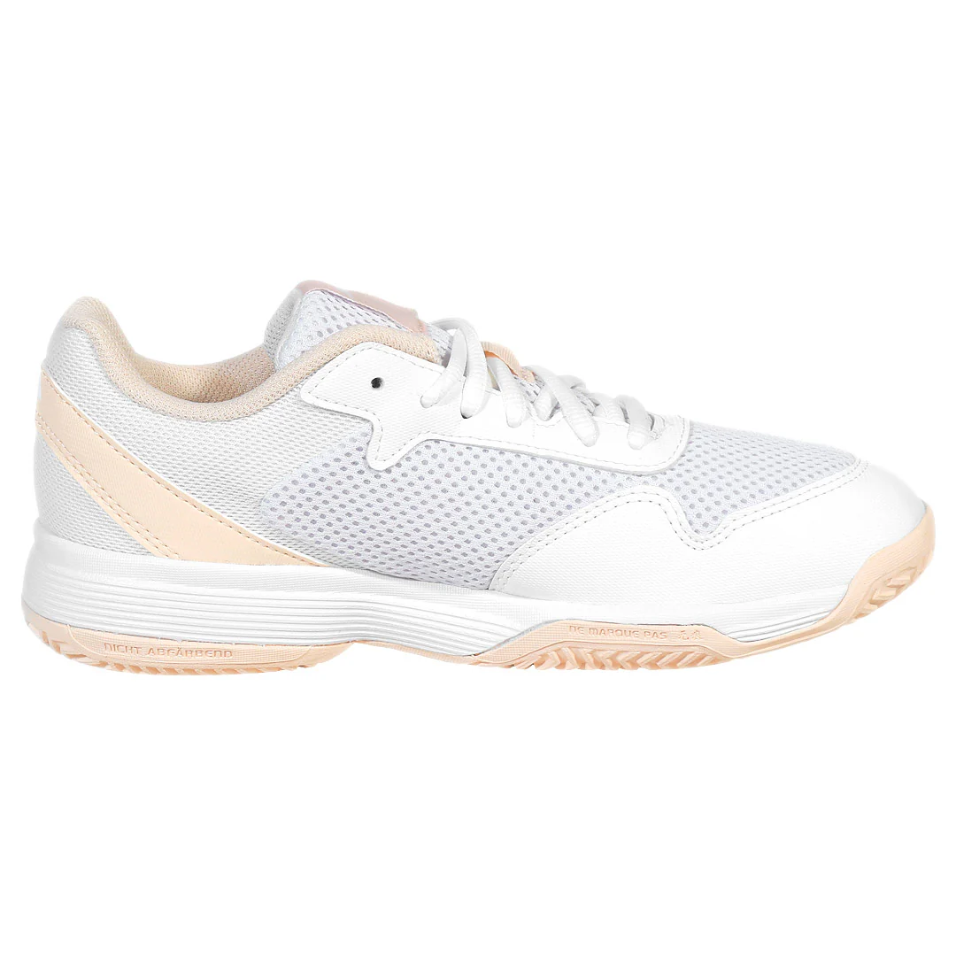 adidas Junior Courtflash K - White/Wonder Quartz - Image 2