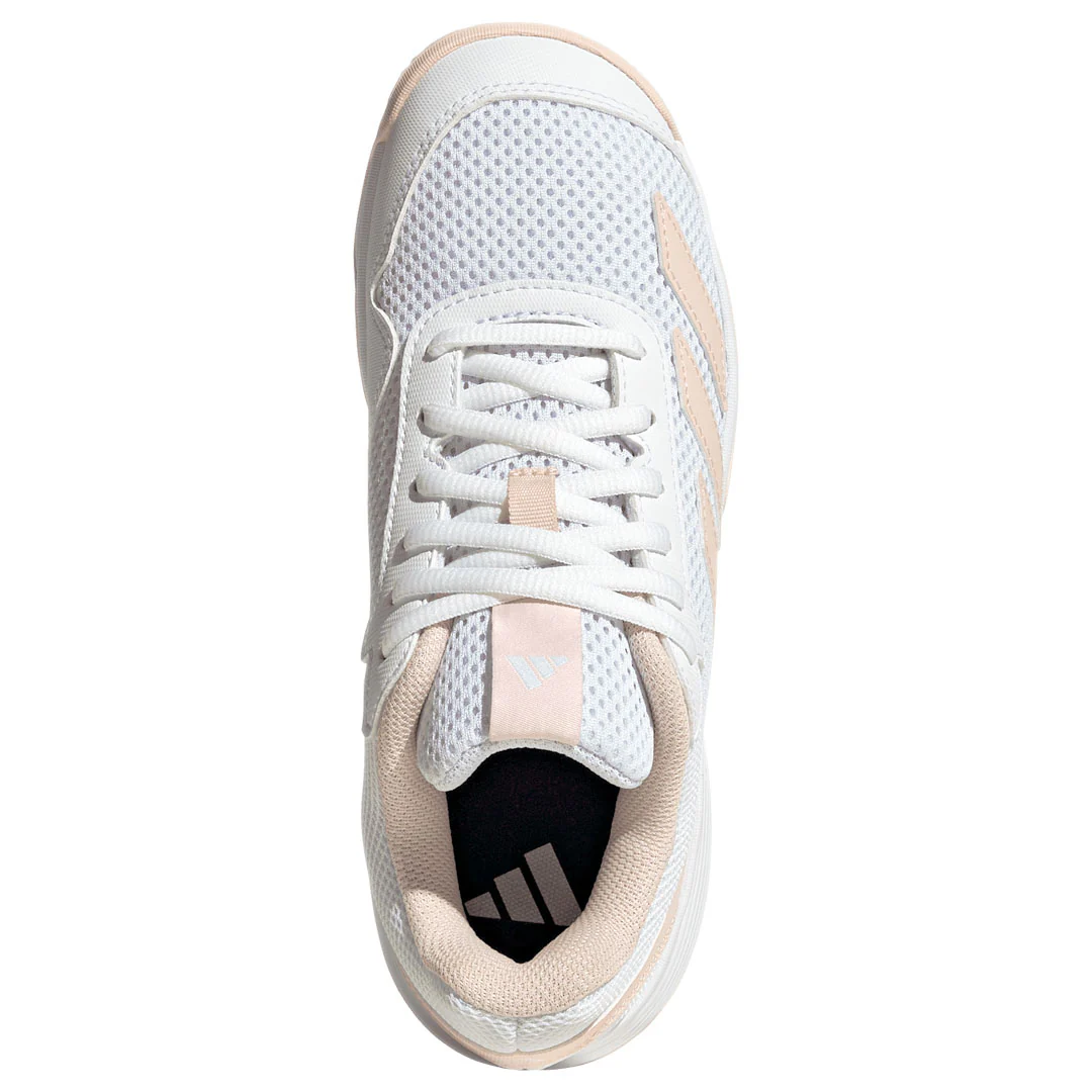 adidas Junior Courtflash K - White/Wonder Quartz - Image 5