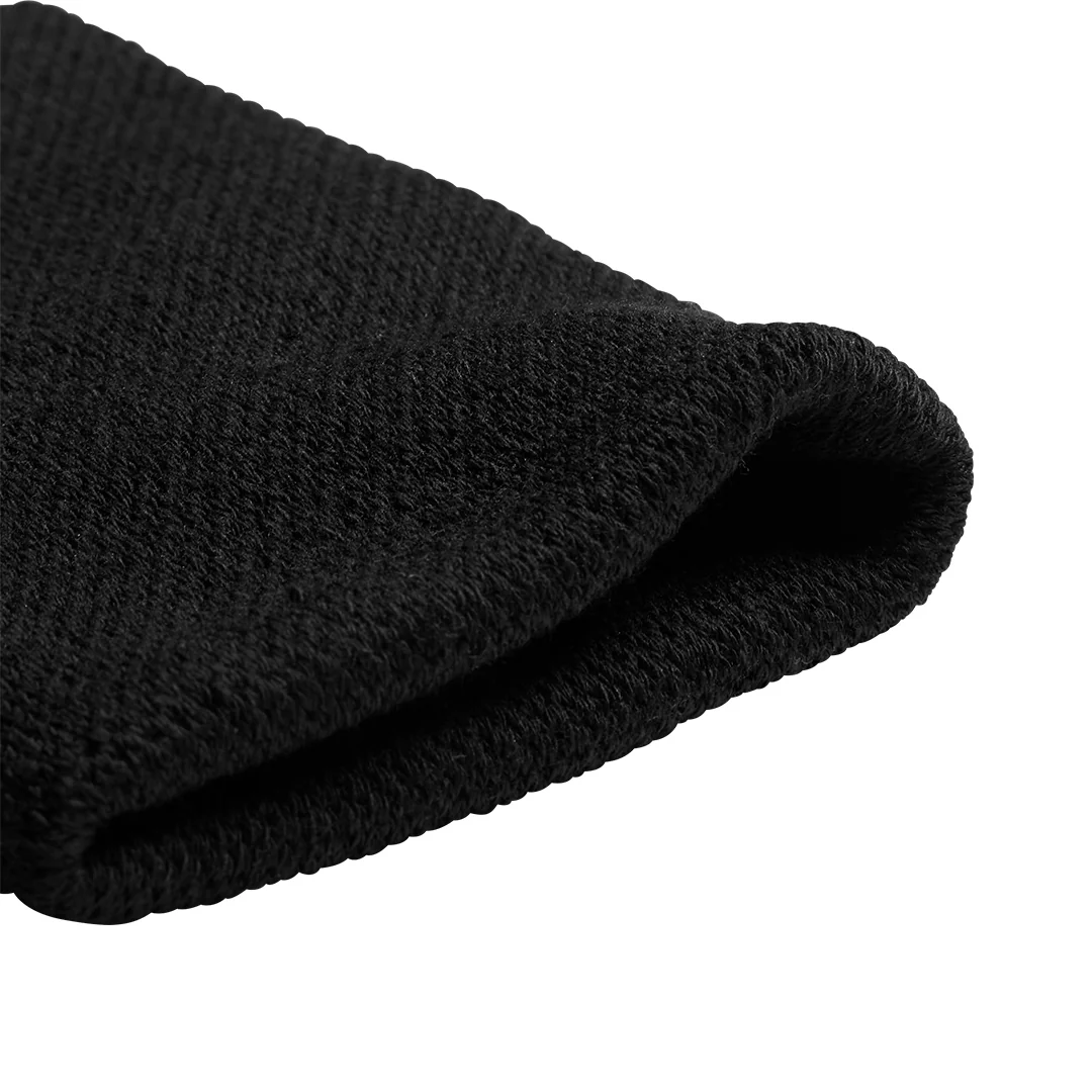 adidas Large Tennis Wristband - Black/White - Image 4