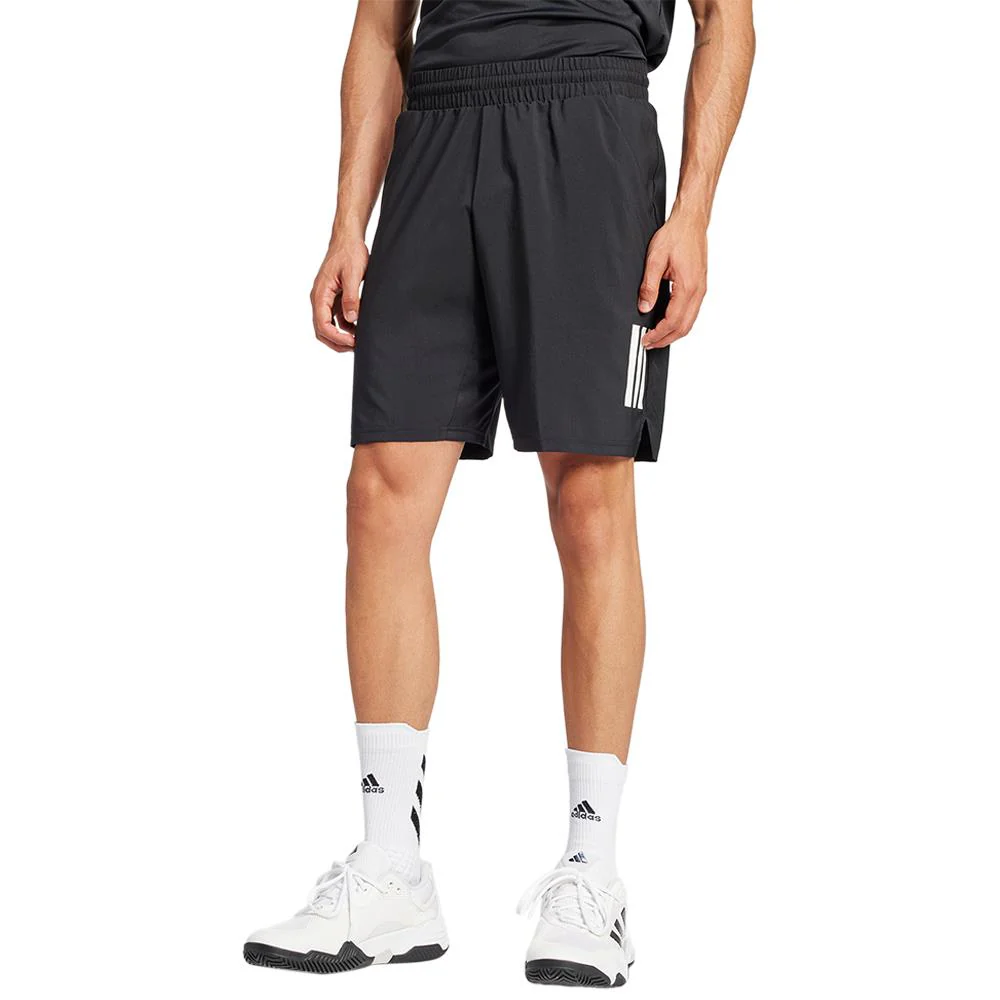 adidas Men's Club 3 Stripe 9" Short - Black - Image 2