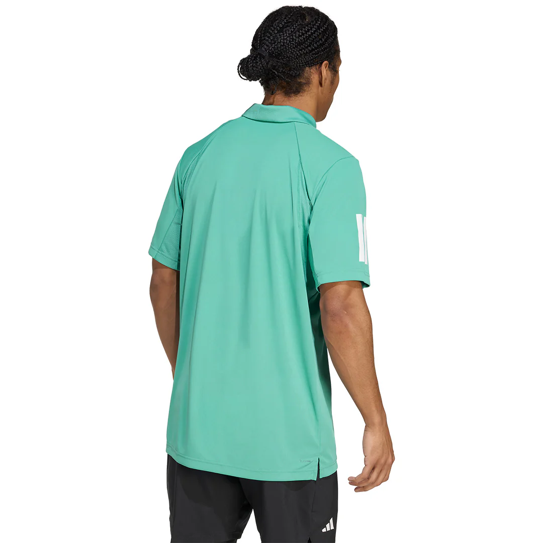 adidas Men's Club 3-Stripe Polo - Powder Teal - Image 3