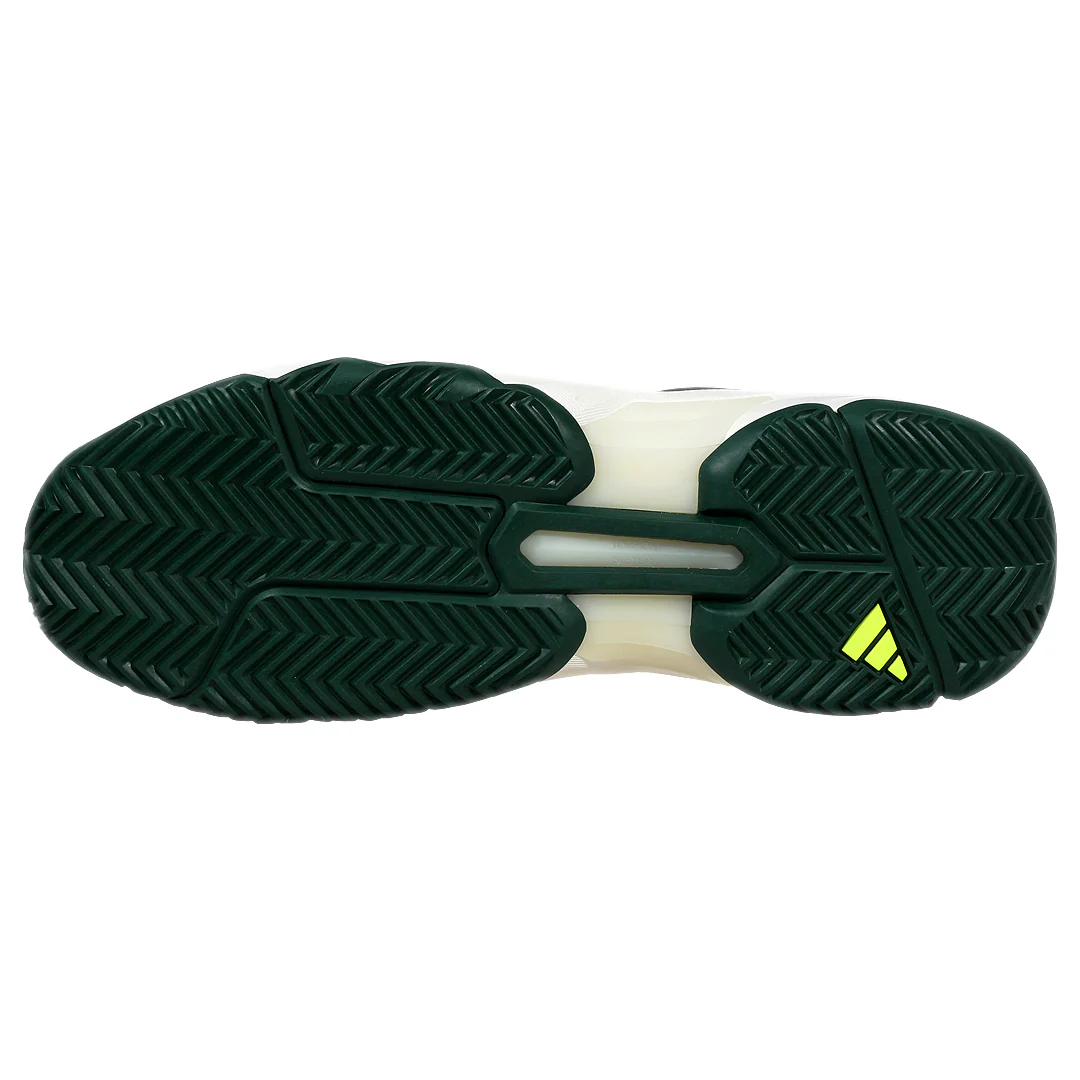 adidas Men's CourtJam Control 3 - Off White/Aurora Ivy - Image 3