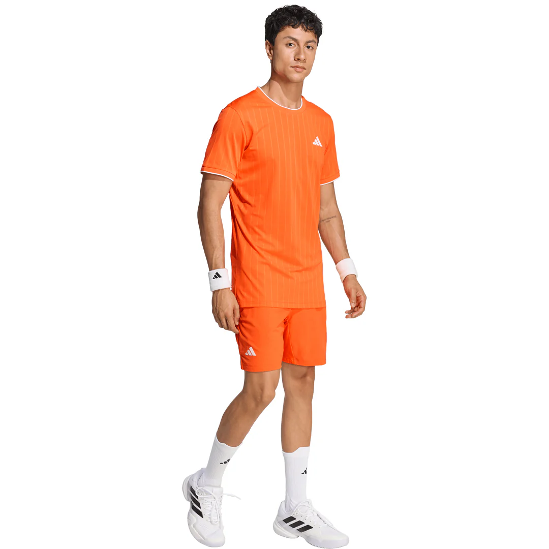 adidas Men's Freelift Pro 2 Tee - Pure Orange - Image 4