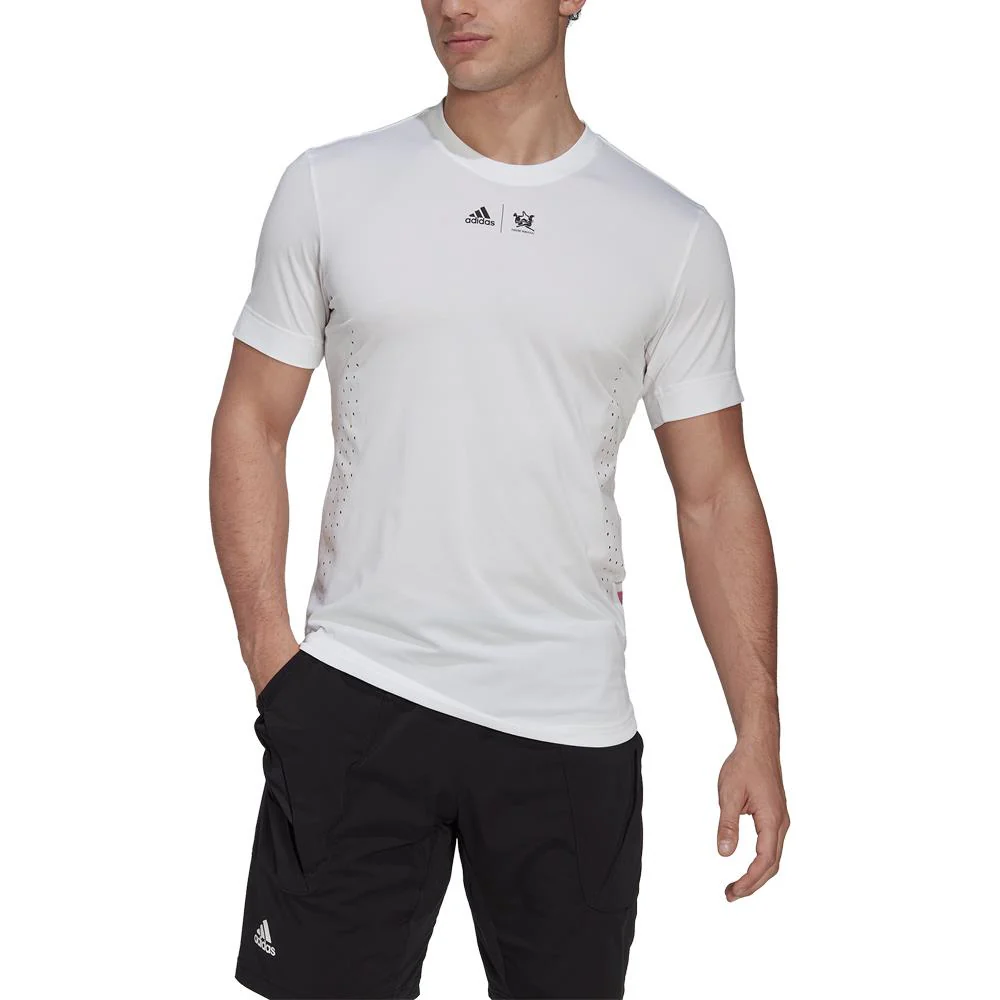 adidas Men's New York Graphic Tee - White/Multi - Image 2
