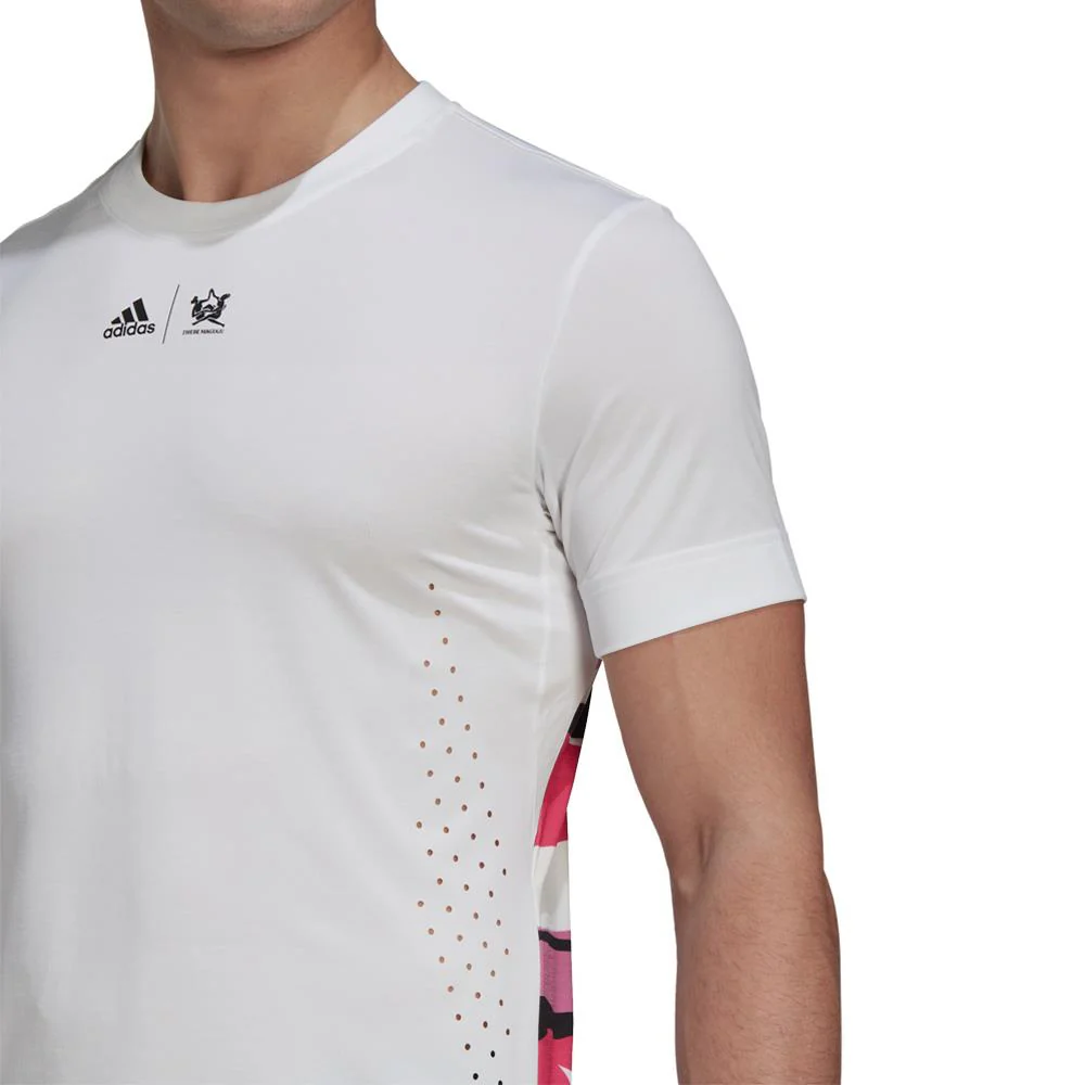 adidas Men's New York Graphic Tee - White/Multi - Image 4