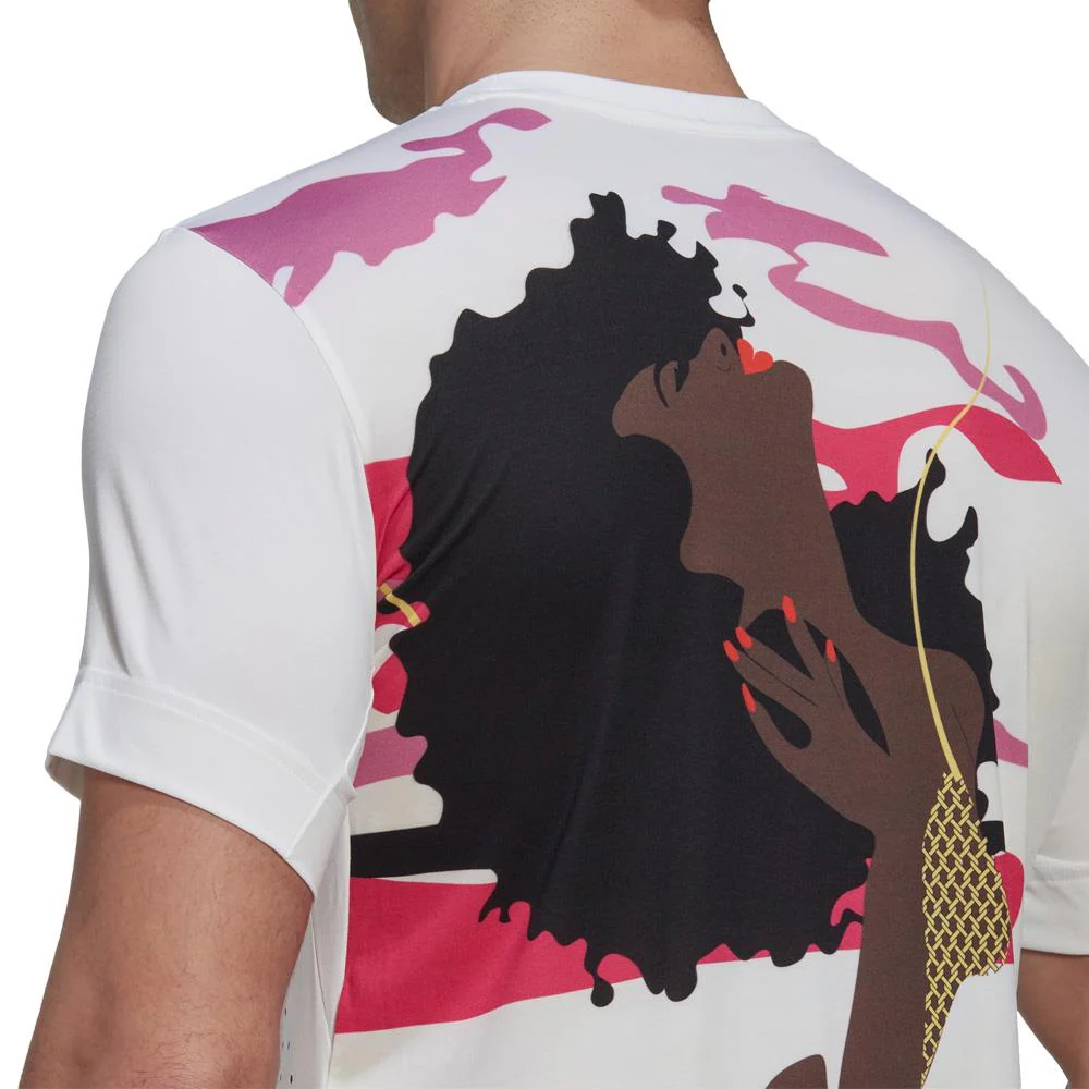 adidas Men's New York Graphic Tee - White/Multi - Image 5