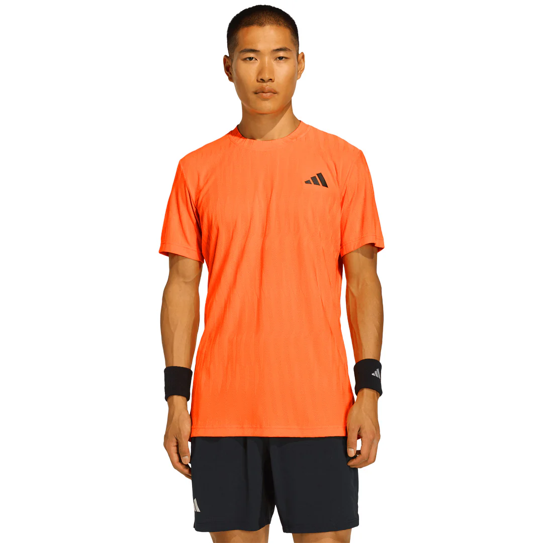 adidas Men's Freelift Tee - Pure Orange - Image 2