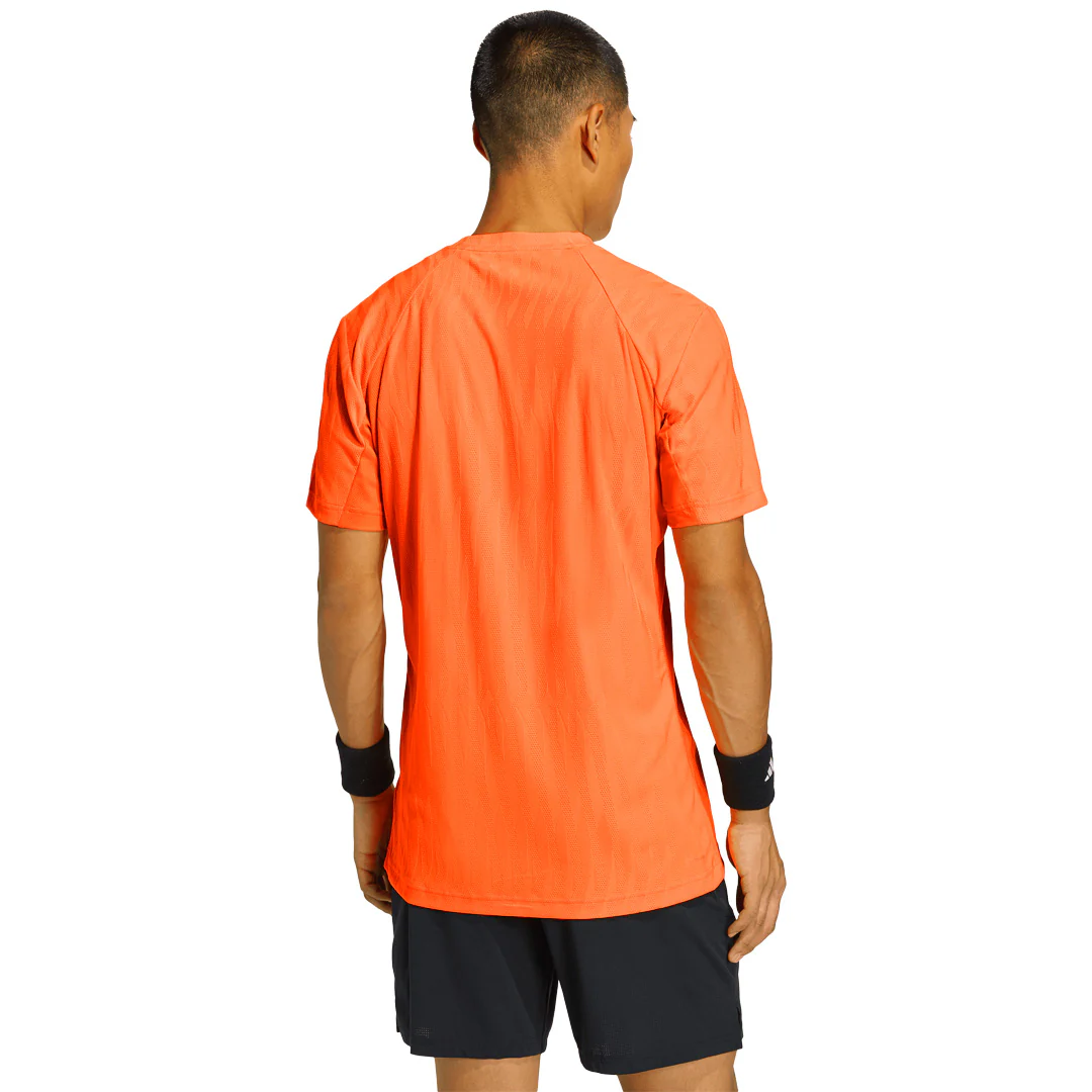 adidas Men's Freelift Tee - Pure Orange - Image 3