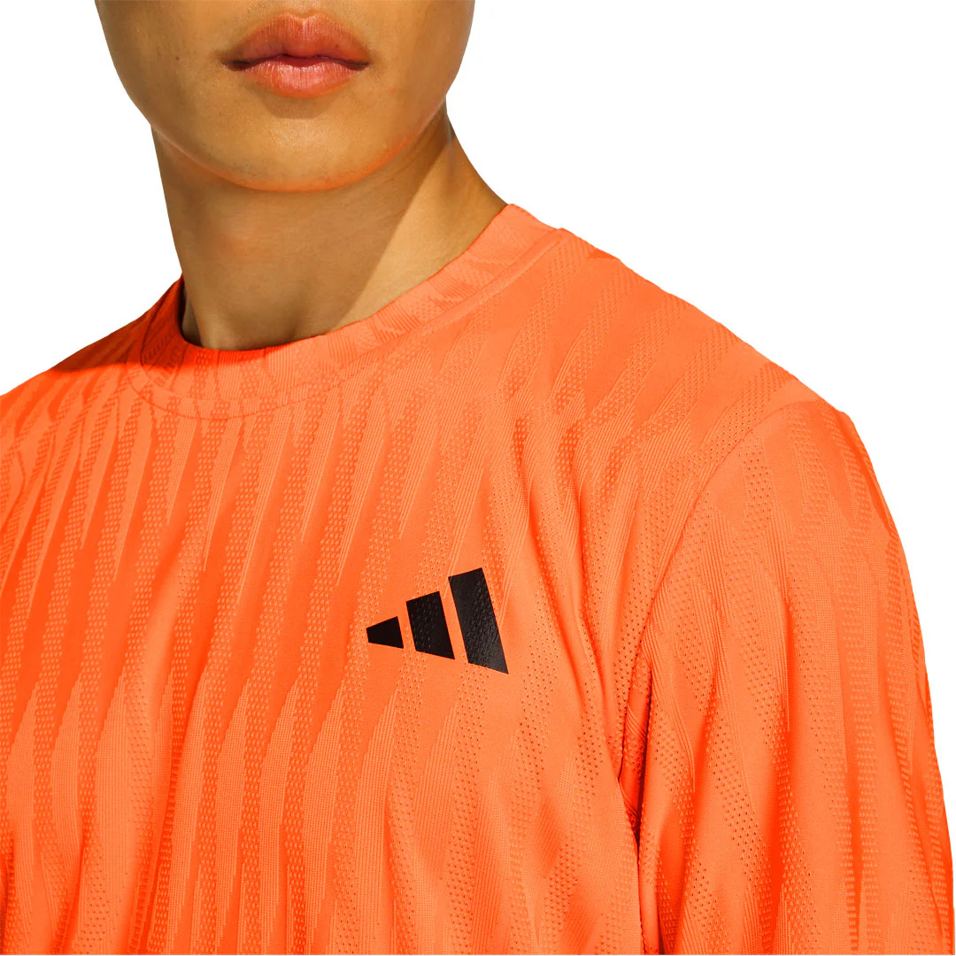 adidas Men's Freelift Tee - Pure Orange - Image 5