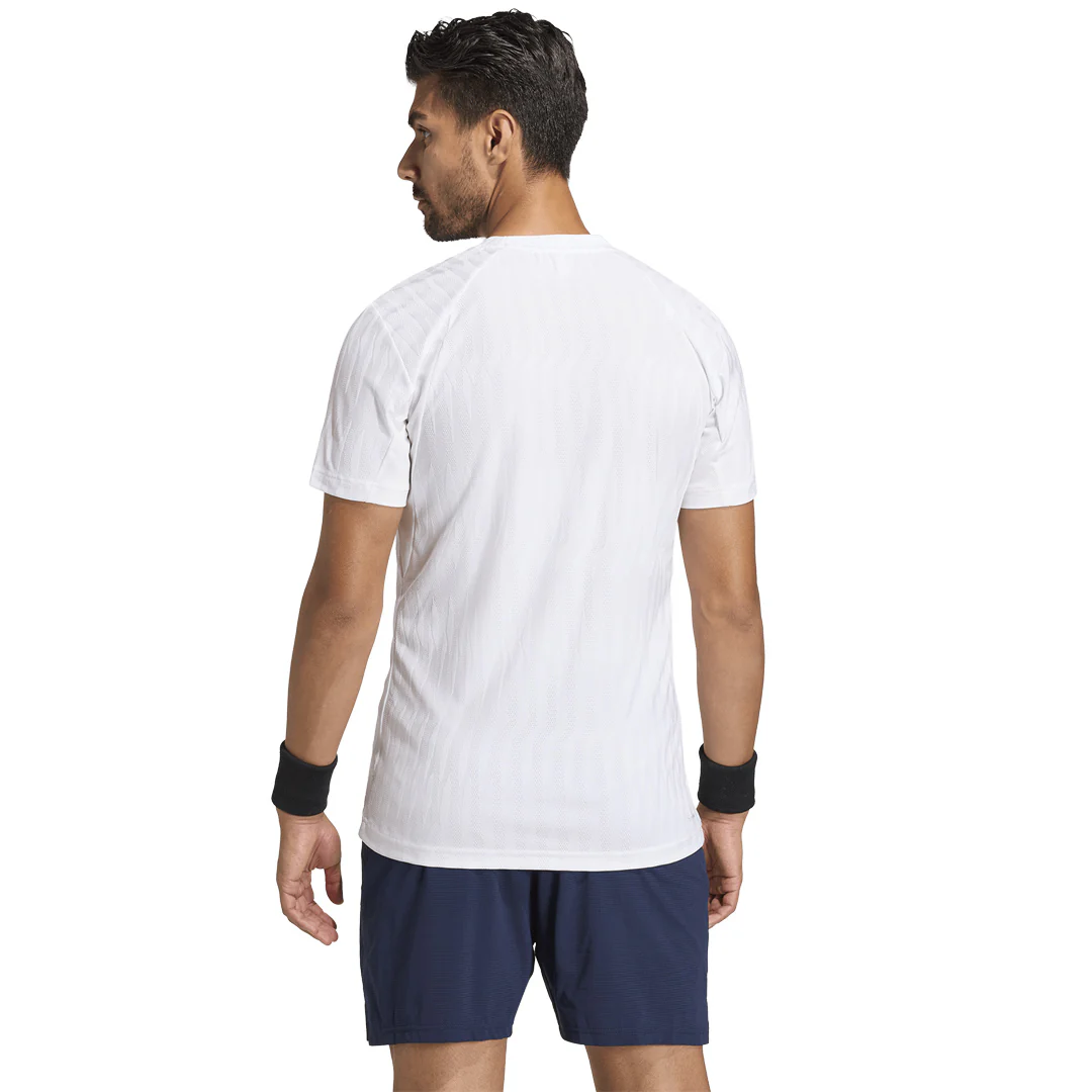 adidas Men's Freelift Tee - White - Image 3