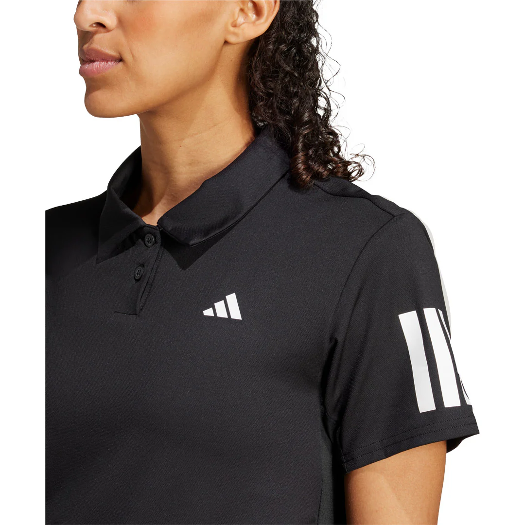adidas Women's Club Polo - Black - Image 5