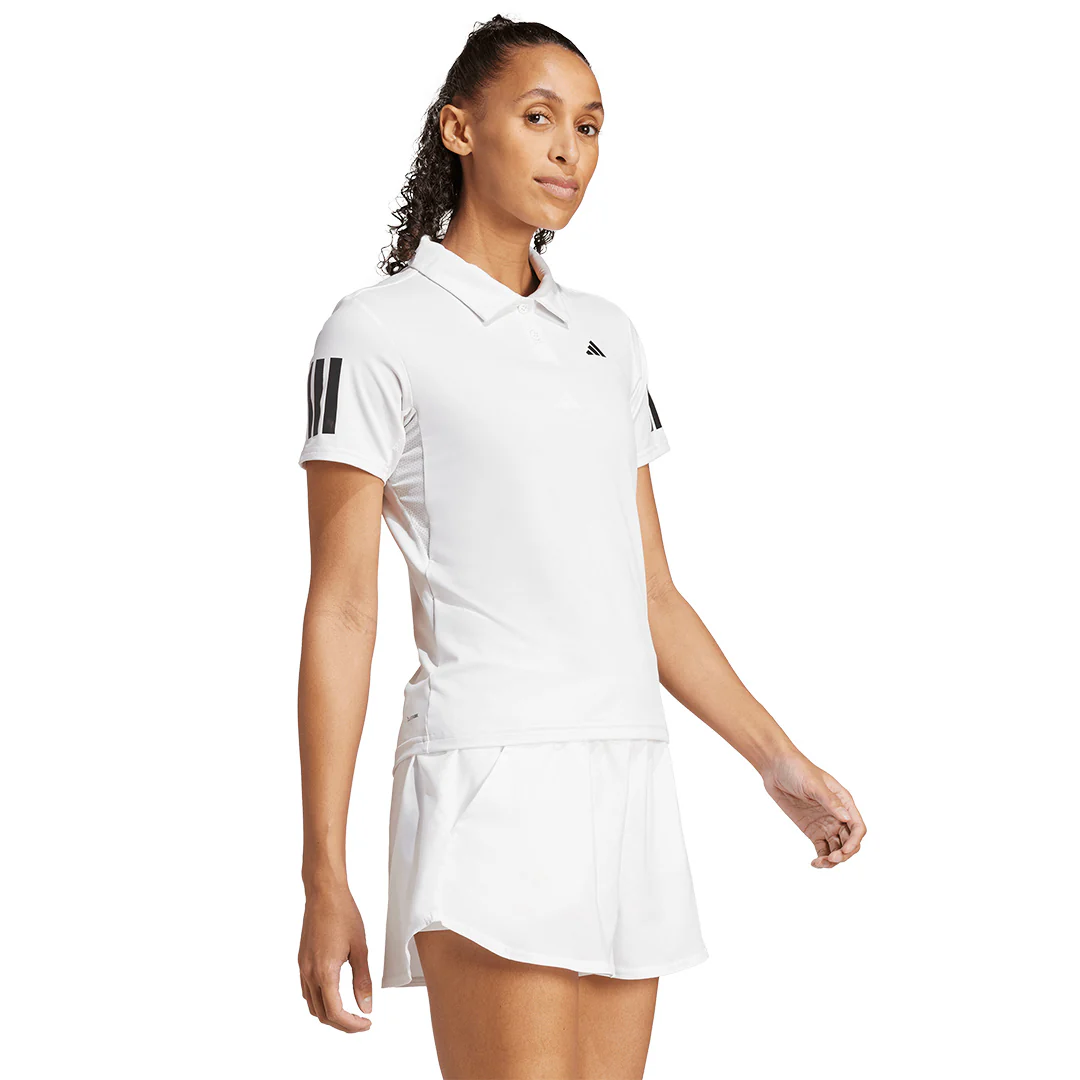 adidas Women's Club Polo - White - Image 4