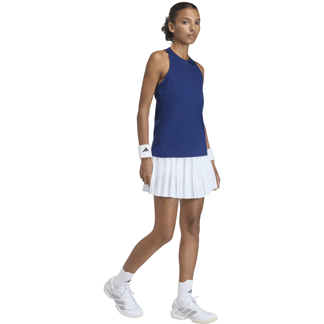 adidas Women's Club Tank - Dark Blue - Image 3
