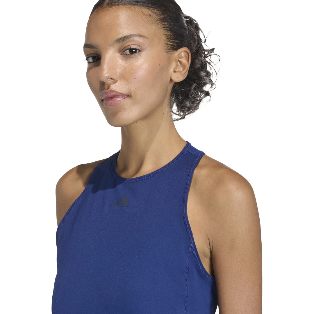 adidas Women's Club Tank - Dark Blue - Image 4