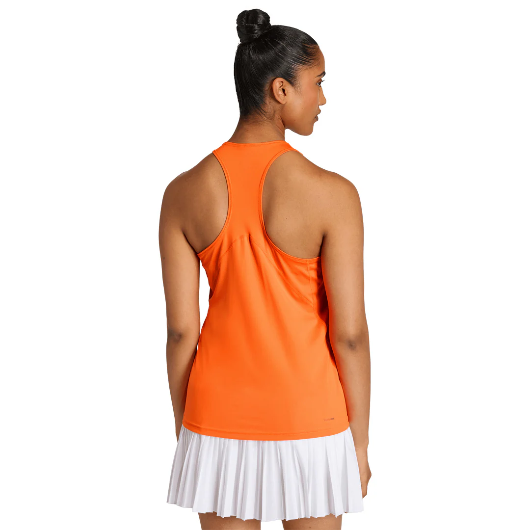adidas Women's Club Tank - Pure Orange - Image 3