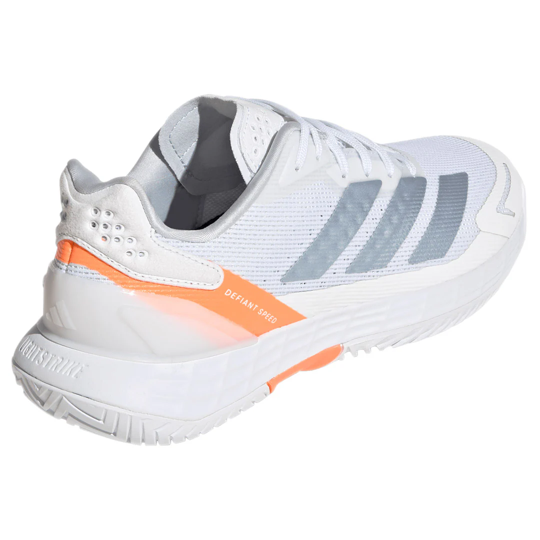 adidas Women's Defiant Speed 2 - Cloud White/Beam Orange - Image 4