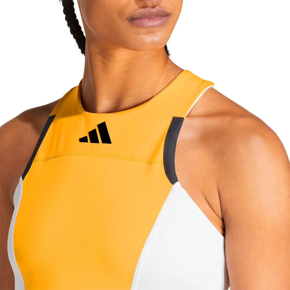 adidas Women's Pro Y Tank - Spark/White - Image 5