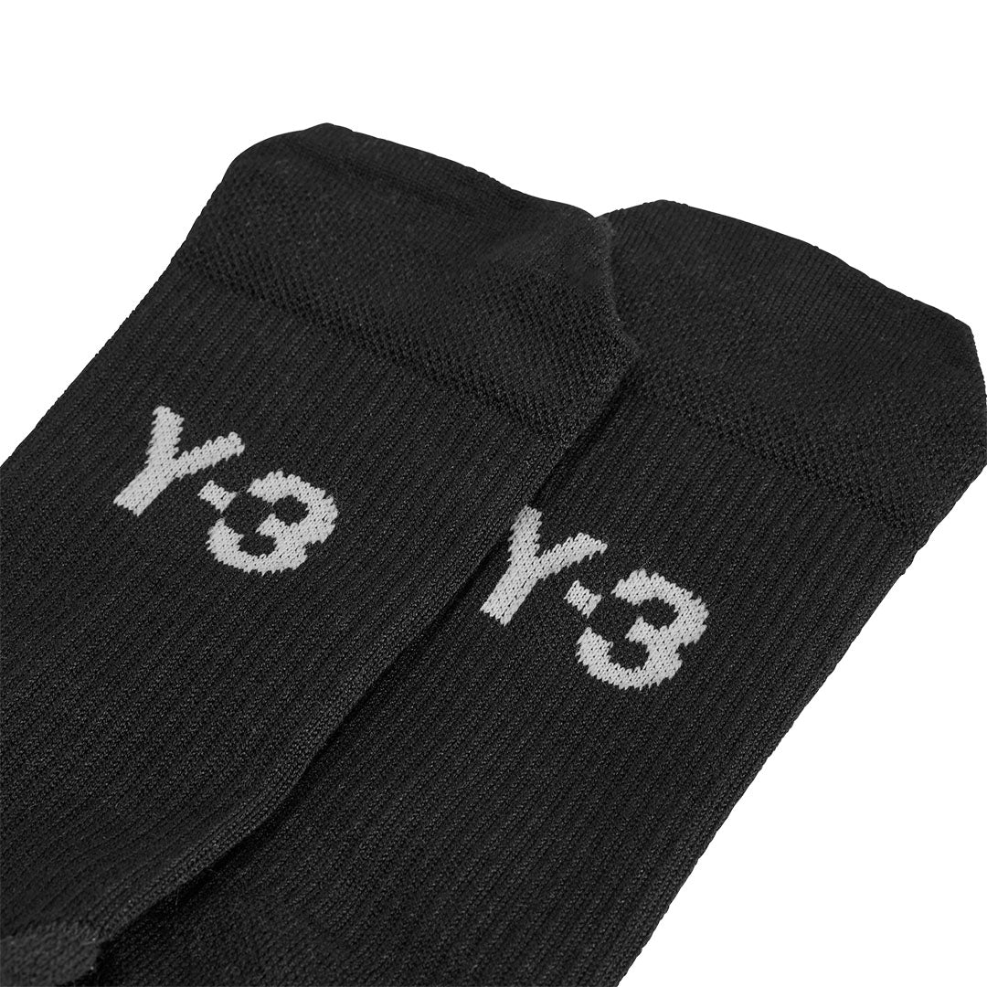 adidas Y-3 Crew 1 Pack Socks - Black - Image 2