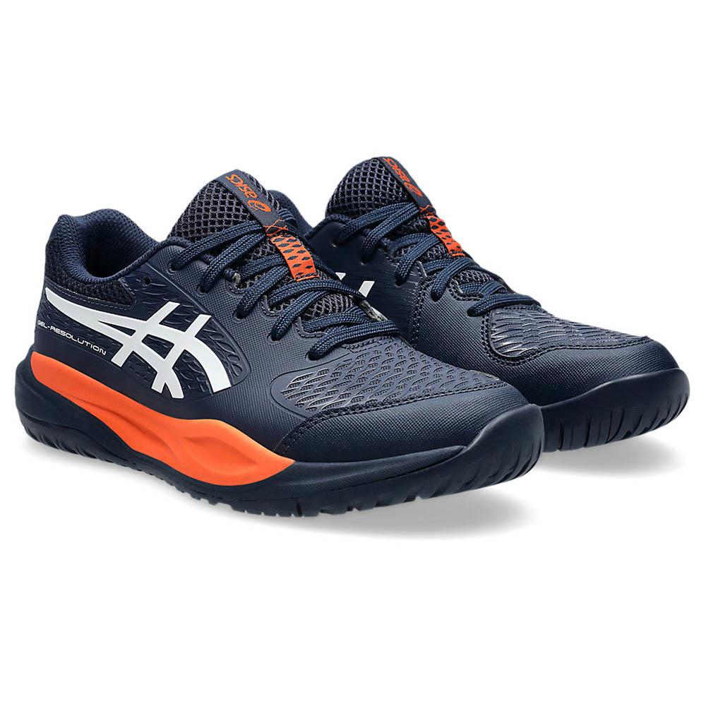 Asics Junior Gel-Resolution X GS - Midnight/White - Image 5