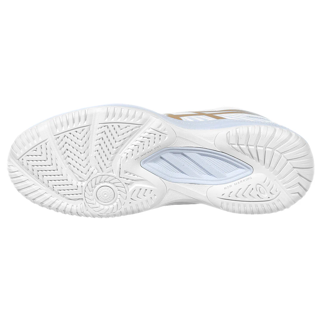 Asics Junior Upcourt 6 GS - White/Champagne - Image 3