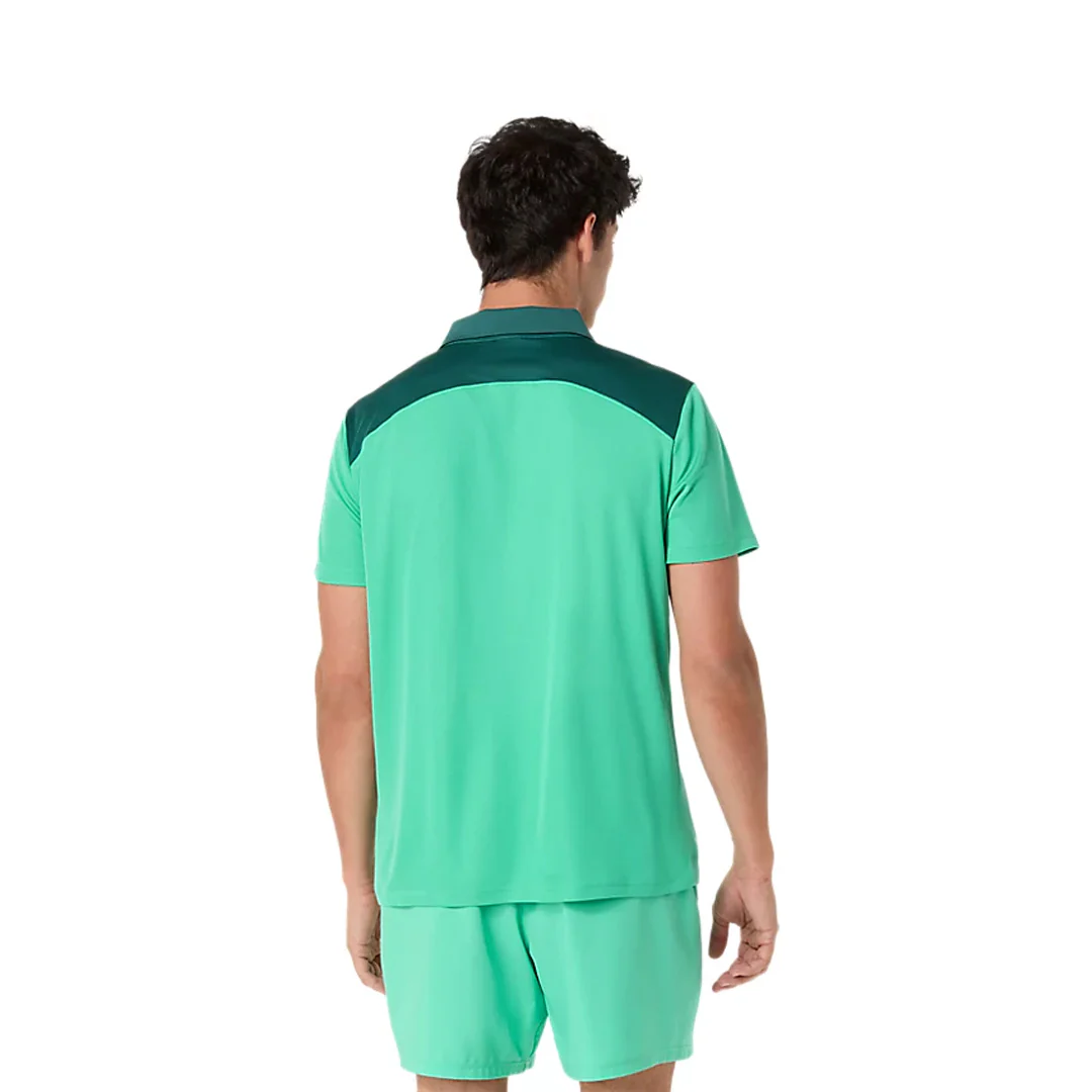 Asics Men's Court Polo - Aurora Green - Image 3