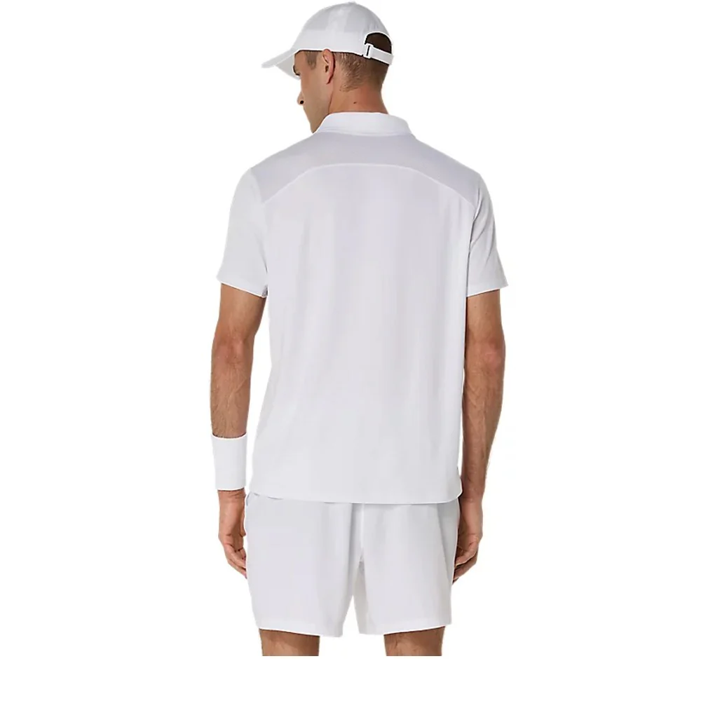 Asics Men's Court Polo - Brilliant White - Image 3