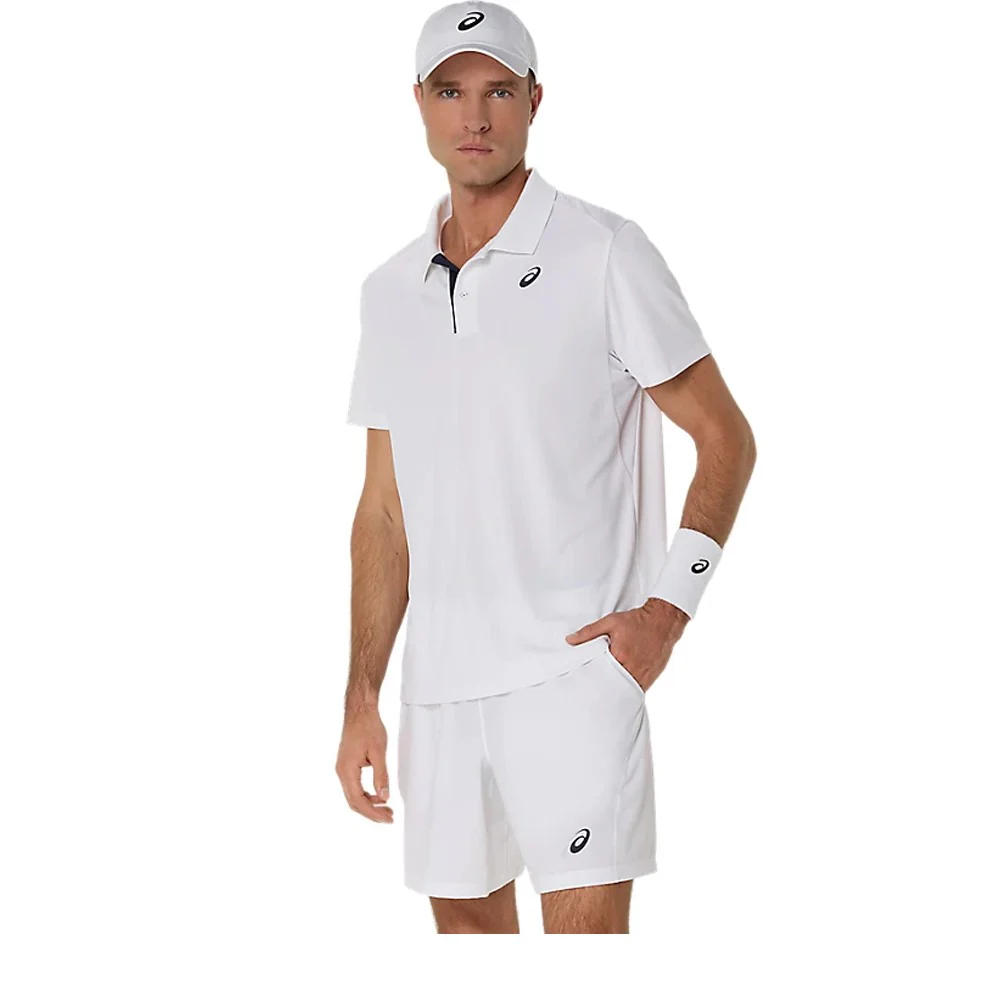 Asics Men's Court Polo - Brilliant White - Image 4