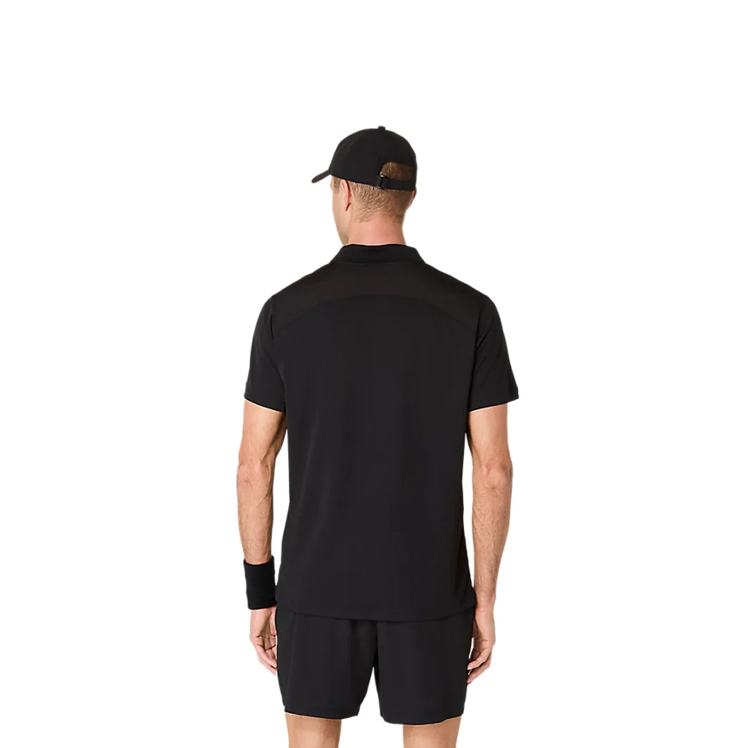 Asics Men's Court Polo - Performance Black - Image 3