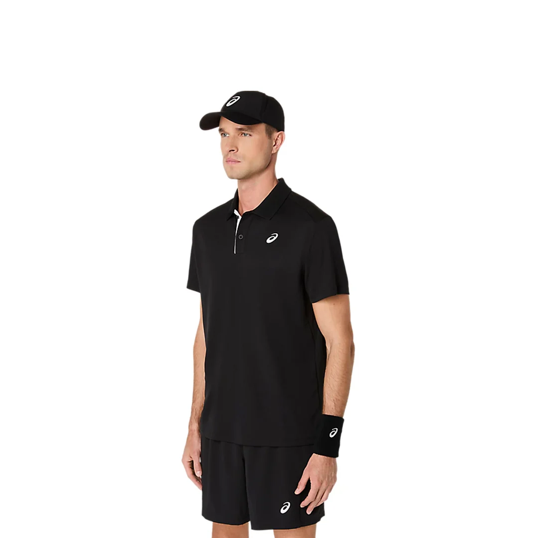 Asics Men's Court Polo - Performance Black - Image 4