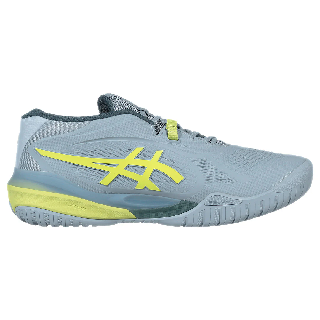 Asics Men's Gel-Resolution X - 2E Width - Grey Blue/Pistachio - Image 2