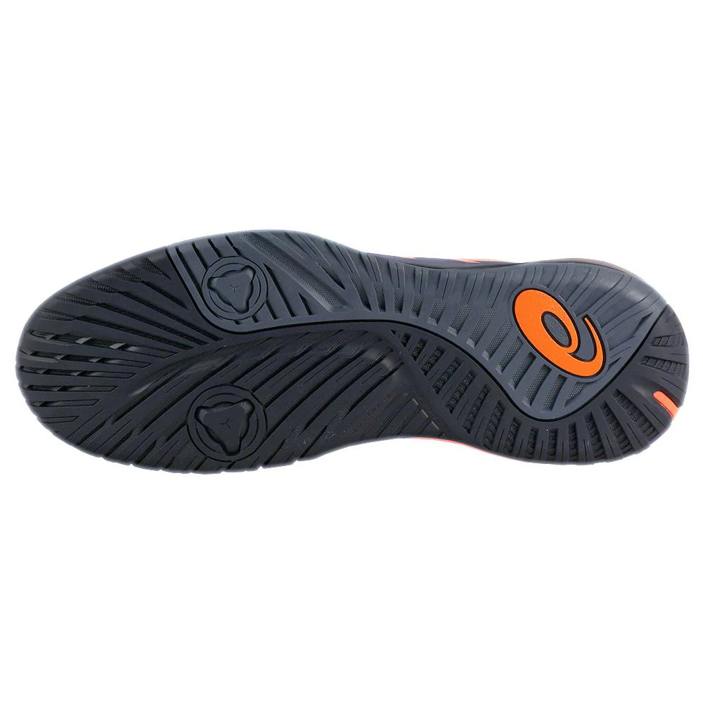 Asics Men's Gel-Resolution X - 2E Width - Greyish Purple/Nova Orange - Image 3