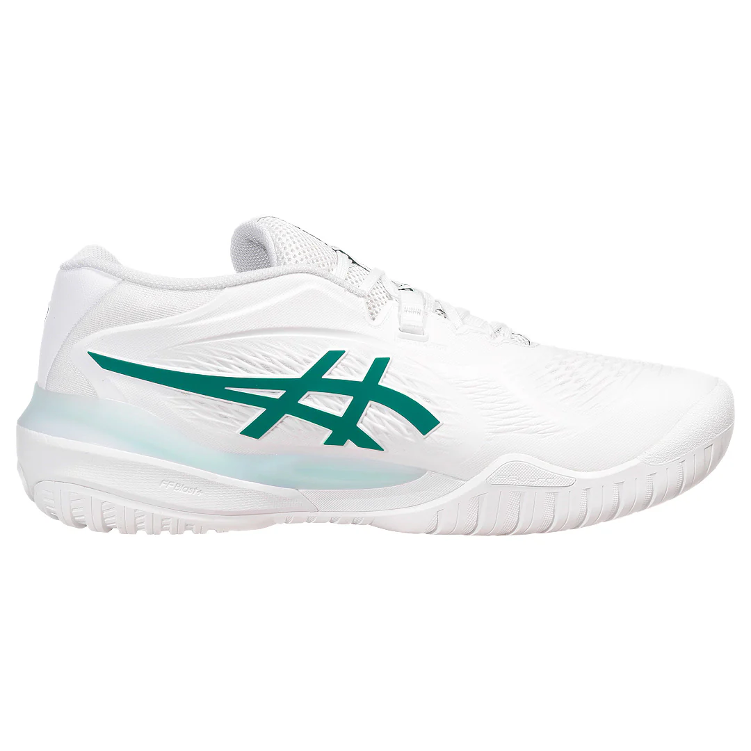 Asics Men's Gel-Resolution X - White/Pitch Green - Image 2