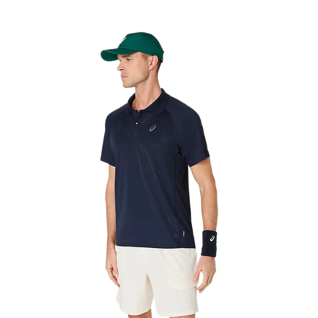 Asics Men's Match Actibreeze Polo - Midnight - Image 4