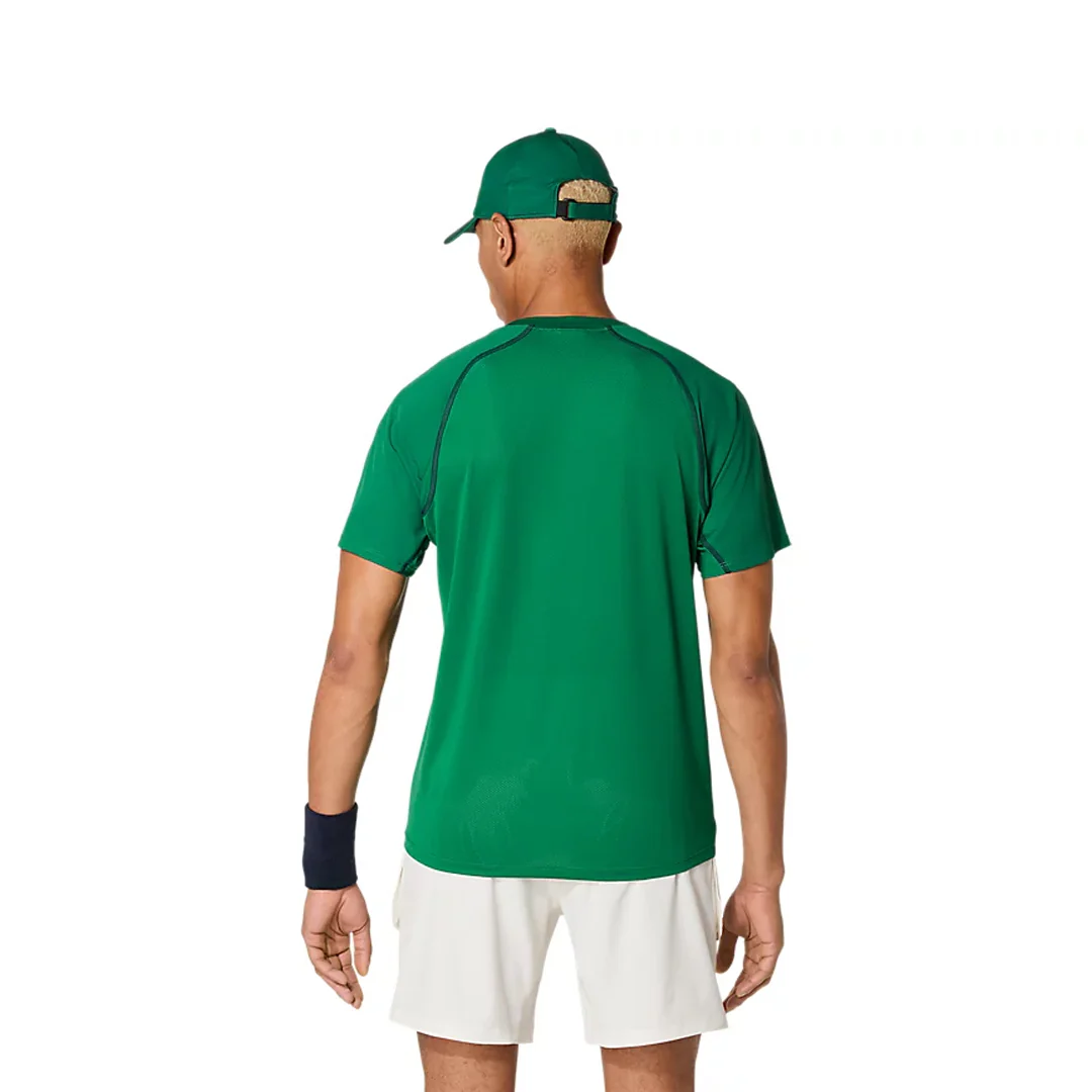 Asics Men's Match Actibreeze Shirt - Jasper Green - Image 3