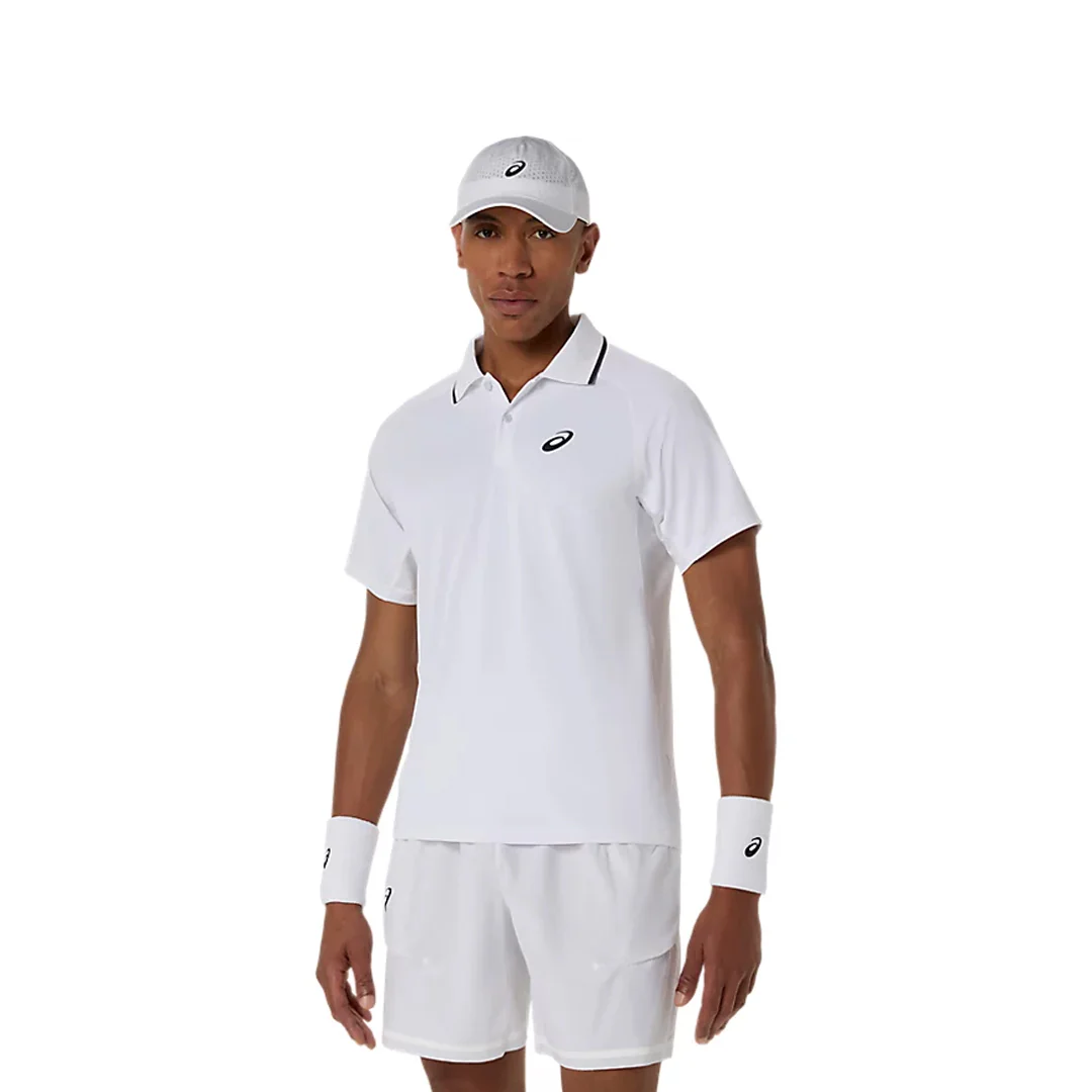 Asics Men's Match Polo - Brilliant White - Image 2