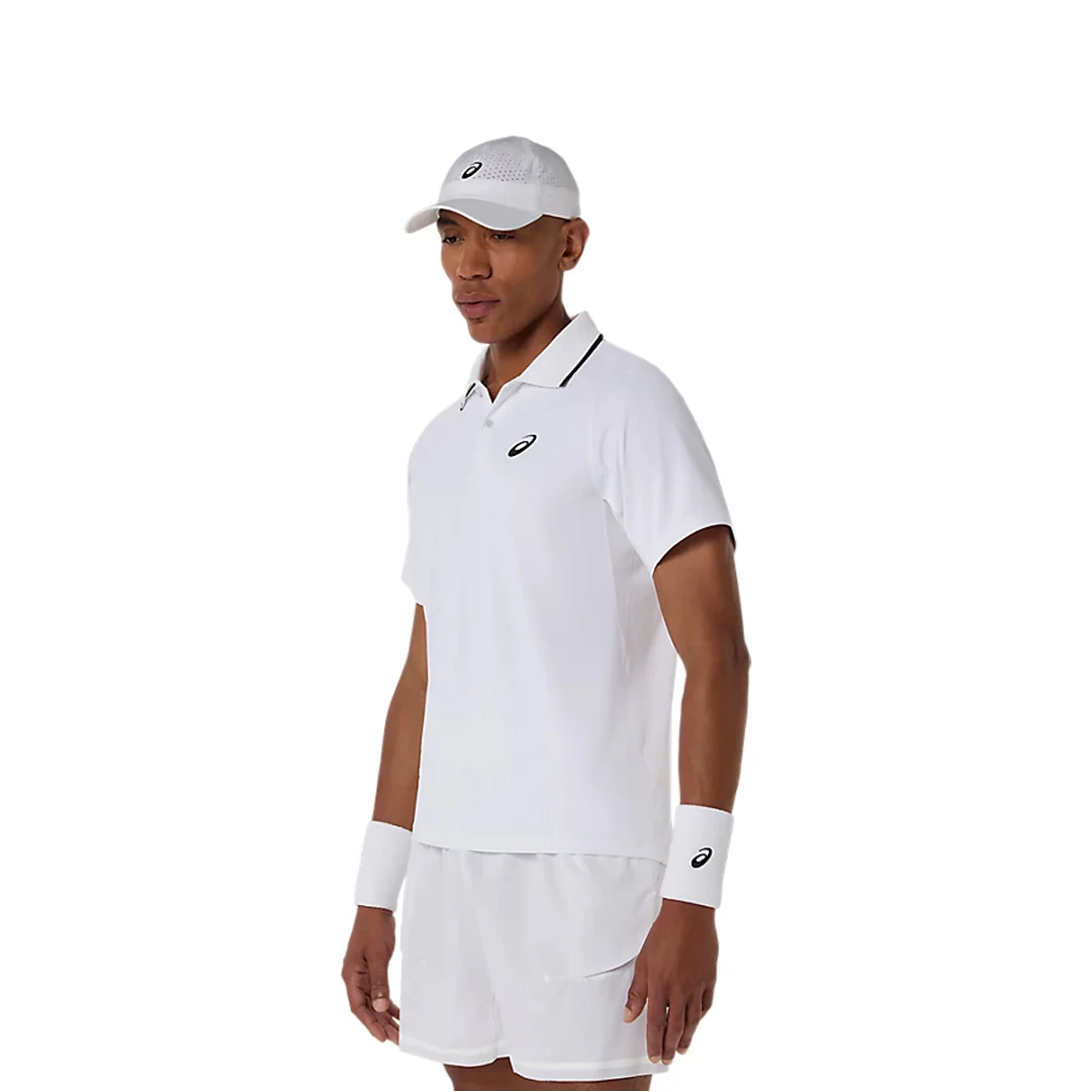 Asics Men's Match Polo - Brilliant White - Image 4