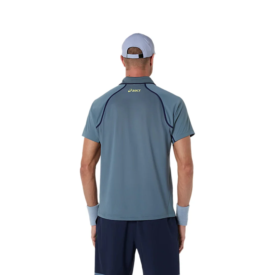 Asics Men's Match Polo - Ironclad - Image 3