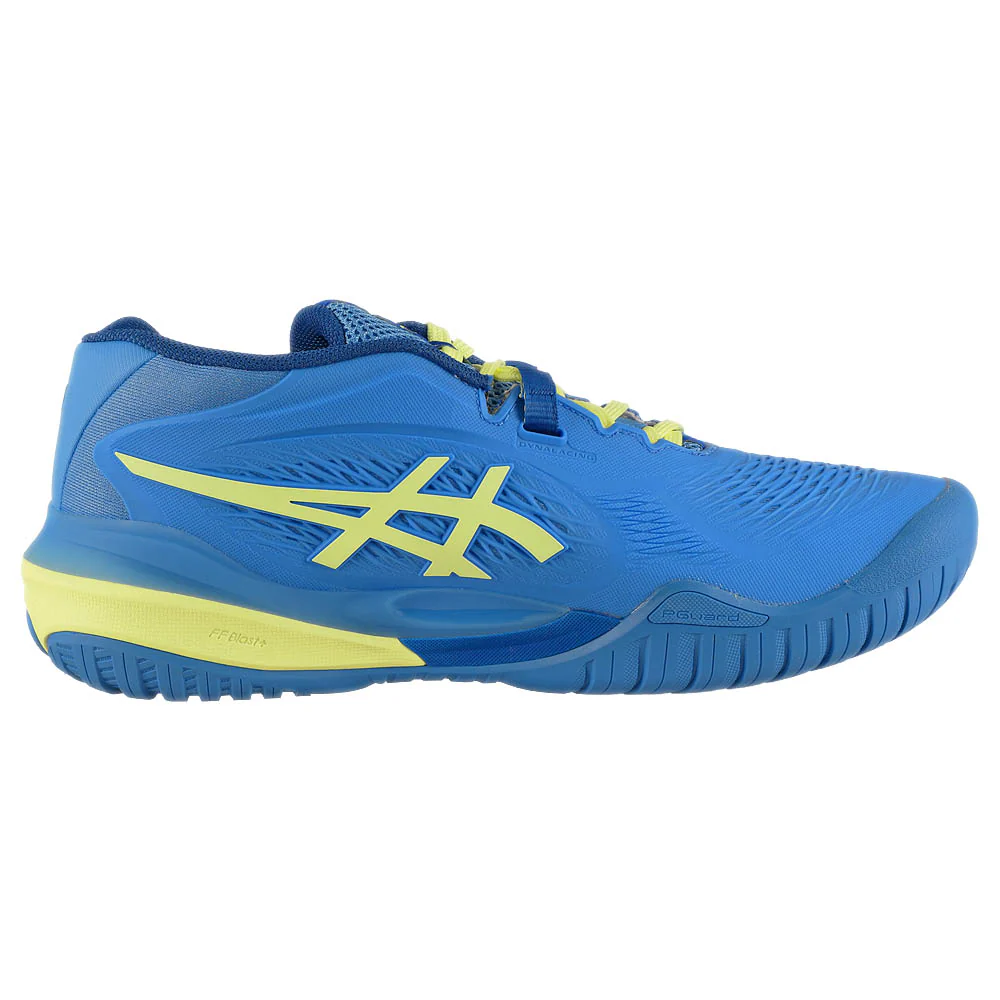 Asics Women's Gel-Resolution X - Blue Coast/Huddle Yellow - Image 2