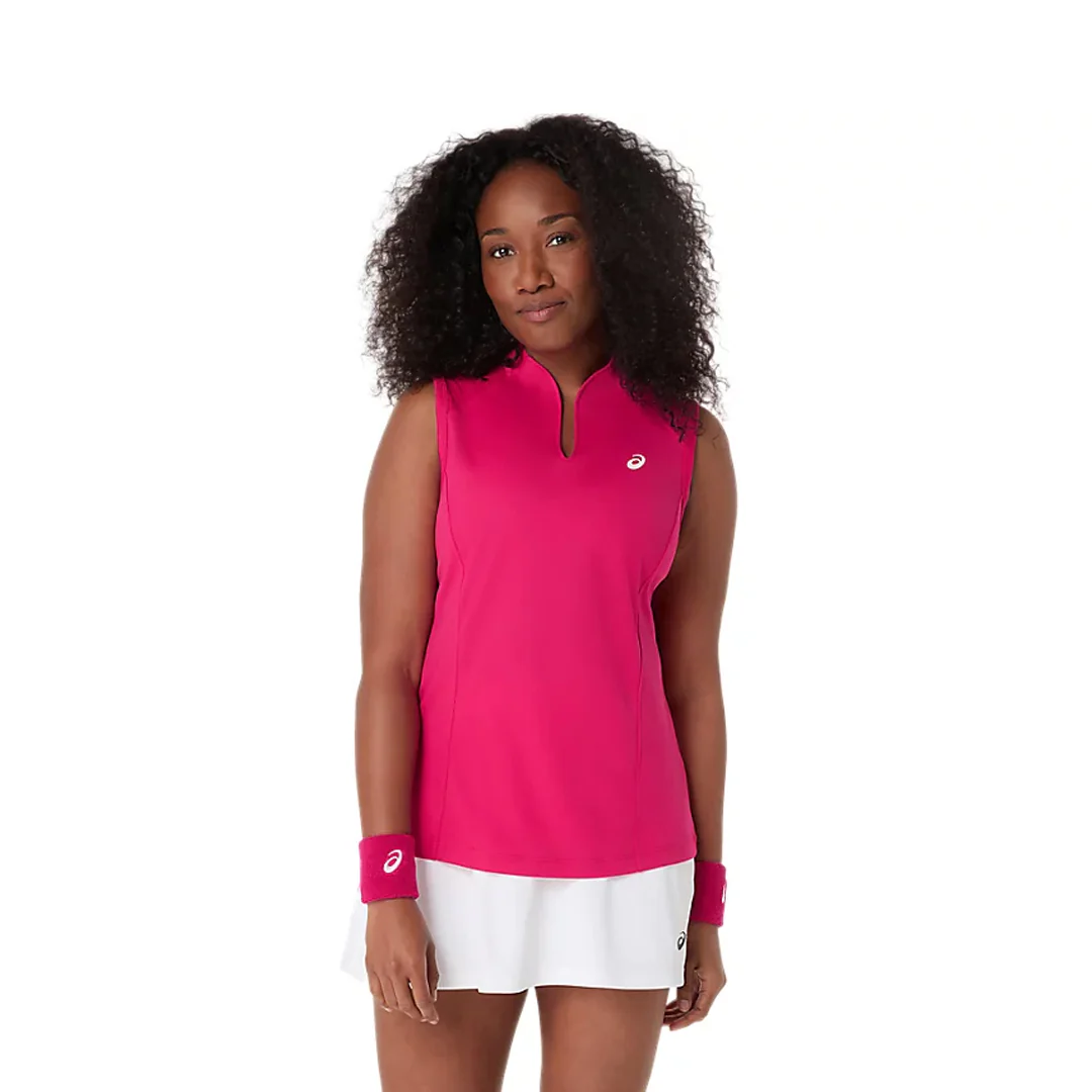 Asics Women's Court Tank - Bright Rose - Image 2