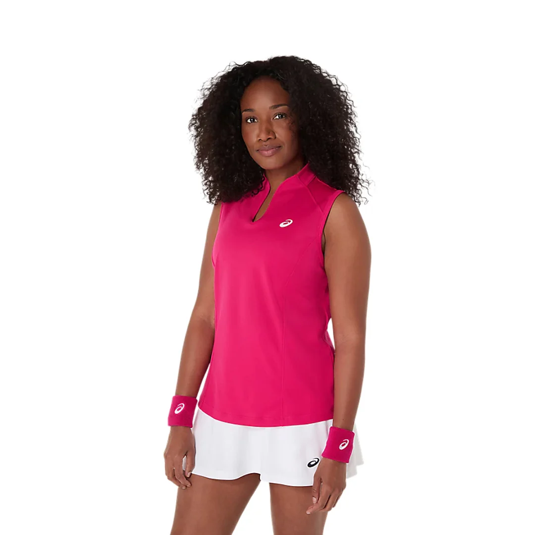 Asics Women's Court Tank - Bright Rose - Image 4
