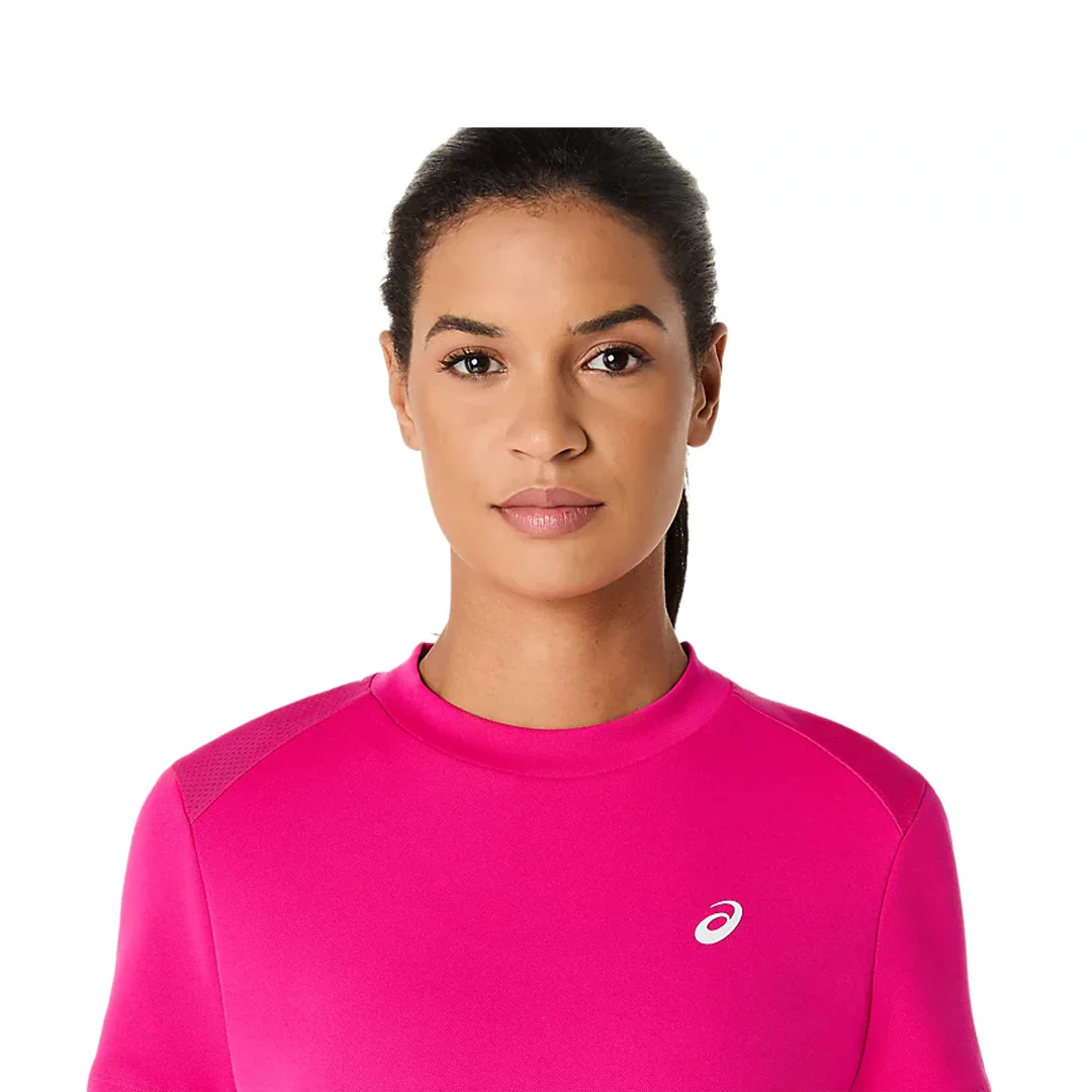 Asics Women's Court Short Sleeve Tee - Rave Pink - Image 6