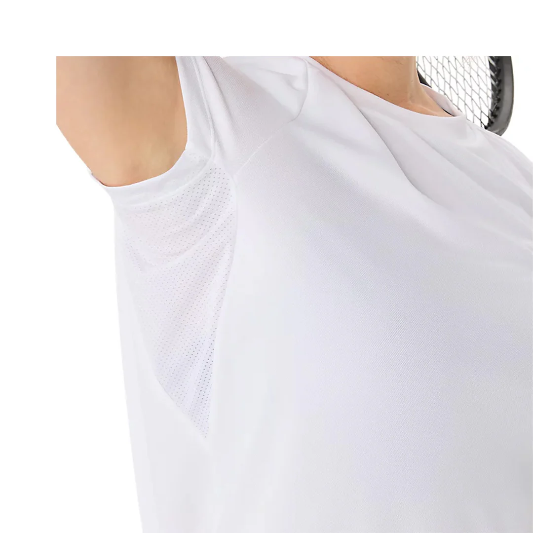 Asics Women's Court Short Sleeve Tee - Brilliant White - Image 7