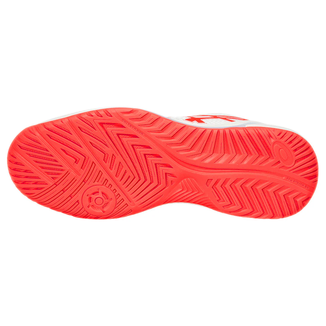 Asics Women's Gel-Dedicate 8 - Pickleball - Cream/Flash Red - Image 3